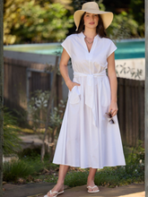 Load image into Gallery viewer, Goondiwindi - Shell Dress - White
