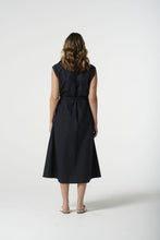 Load image into Gallery viewer, Goondiwindi - Sleeveless Shirt Dress - Dark Navy
