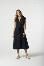 Load image into Gallery viewer, Goondiwindi - Sleeveless Shirt Dress - Dark Navy
