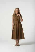 Load image into Gallery viewer, Goondiwindi - Sleeveless Shirt Dress - Otter
