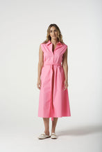 Load image into Gallery viewer, Goondiwindi - Sleeveless Shirt Dress -  Pink Cosmos
