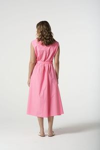 Goondiwindi - Sleeveless Shirt Dress -  Pink Cosmos