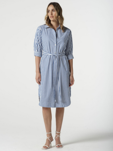 Goondiwindi - Jasper Stripe Dress - Blue