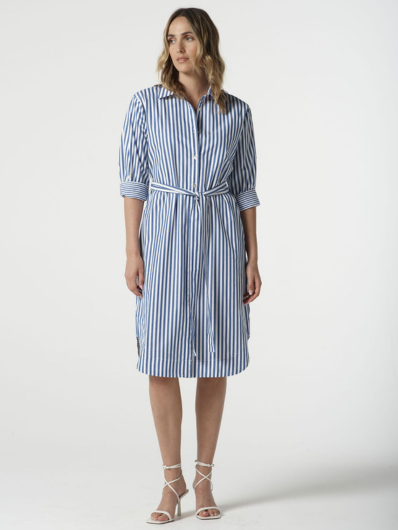 Goondiwindi - Jasper Stripe Dress - Blue