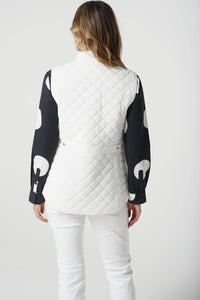 Goondiwindi - Longline Quilted Vest - White