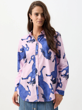 Load image into Gallery viewer, Goondiwindi - Oversized Print Shirt - Stallion Night
