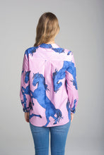 Load image into Gallery viewer, Goondiwindi - Oversized Print Shirt - Stallion Night
