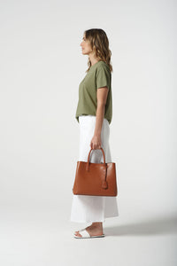 Goondiwindi - Side Split Skirt - White