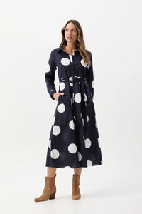 Goondiwindi - Spot Dress With Belt