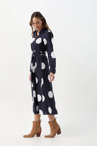Goondiwindi - Spot Dress With Belt