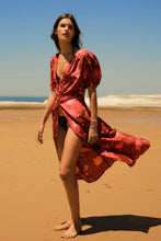 Load image into Gallery viewer, Hannah Artwear - Olivia Dress Hannah - Bloom Burgundy
