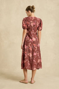 Hannah Artwear - Olivia Dress Hannah - Bloom Burgundy