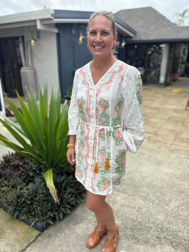 Hannah - Rhea Mini Dress - Sweetpea