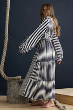 Load image into Gallery viewer, Holiday Trading &amp; Co - Marla Dress - Navy White Stripe
