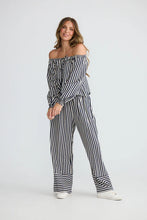 Load image into Gallery viewer, Holiday Trading &amp; Co - Marla Pant - Navy White Stripe
