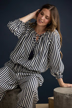 Load image into Gallery viewer, Holiday Trading &amp; Co - Marla Pant - Navy White Stripe
