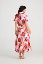 Load image into Gallery viewer, Holiday Trading &amp; Co - Rossellini Short Sleeve Dress - Azalea
