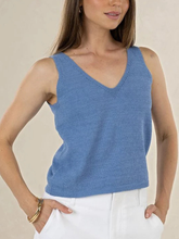 Load image into Gallery viewer, Humidity - Amour Tank - Blue

