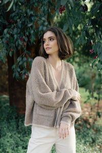 Humidity - Romi Cardi - Hazelnut/Cream