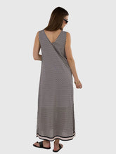 Load image into Gallery viewer, Humidity - Hexi Maxi Dress - Black/Cream
