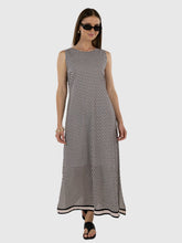 Load image into Gallery viewer, Humidity - Hexi Maxi Dress - Black/Cream
