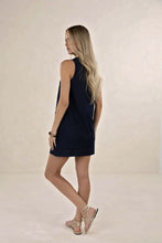 Load image into Gallery viewer, Humidity - Ivy Denim Shift Dress - Dark Blue

