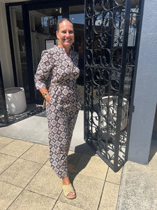 Lola - Mary Star Latte Maxi Cotton Dress