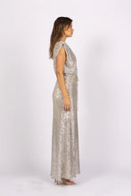 Load image into Gallery viewer, Joey The Label - Venus Sequin Dress - Silver
