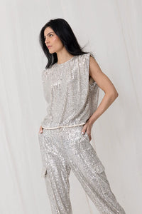 Joey The Label - Venus Sequin Top 