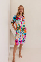 Load image into Gallery viewer, Kaleido - Linen Dress - Bloom Burst
