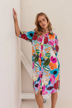 Load image into Gallery viewer, Kaleido - Linen Dress - Bloom Burst
