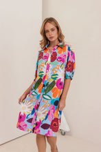 Load image into Gallery viewer, Kaleido - Linen Dress - Bloom Burst
