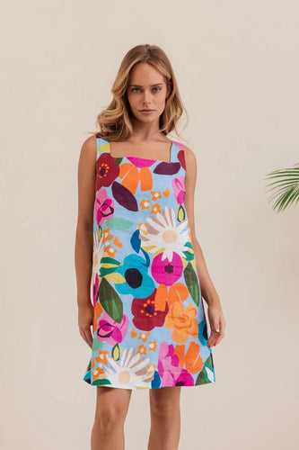 Kaleido - Shift Dress - Bloom Burst