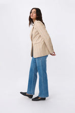 Load image into Gallery viewer, Kireina - Addison Blazer - Cream Check
