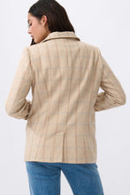 Load image into Gallery viewer, Kireina - Addison Blazer - Cream Check
