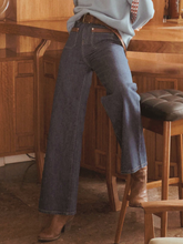 Load image into Gallery viewer, Kireina - Harper Leather Pocket Jean - Palisade Blue
