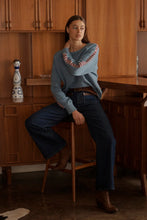 Load image into Gallery viewer, Kireina - Harper Leather Pocket Jean - Palisade Blue
