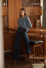 Load image into Gallery viewer, Kireina - Harper Leather Pocket Jean - Palisade Blue
