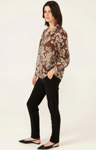 Load image into Gallery viewer, Sacha Drake - Alexia Blouse - Cocoa Cream Paisley
