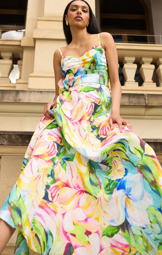 Sacha Drake - Camille Maxi Dress - Watercolour Floral