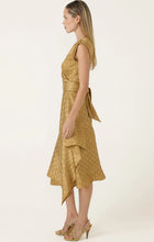 Load image into Gallery viewer, Sacha Drake - Crown Wrap Dress in Gold
