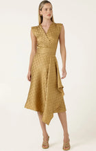 Load image into Gallery viewer, Sacha Drake - Crown Wrap Dress in Gold
