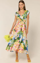 Load image into Gallery viewer, Sacha Drake - Dahlia Midi Dress - Watercolour Floral
