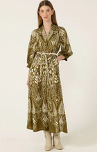 Load image into Gallery viewer, Sacha Drake - Indie Shirtmaker Dress - Olive Cream
