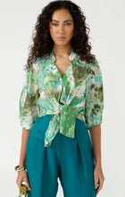 Load image into Gallery viewer, Sacha Drake - Meganisi Blouse - Green Turquoise
