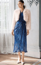 Load image into Gallery viewer, Sacha Drake - Shona Midi Wrap Dress - Cobalt Pink
