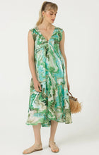 Load image into Gallery viewer, Sacha Drake - Stefania Midi Dress - Green Turquoise
