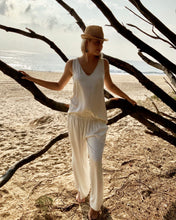 Load image into Gallery viewer, Ladli - Boho Pant - White Linen
