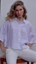 Load image into Gallery viewer, Ladli - Girlfriend Shirt - White Linen
