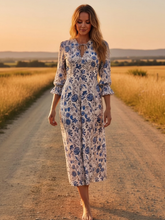 Load image into Gallery viewer, Ladli - Cornflower Helene Dress
